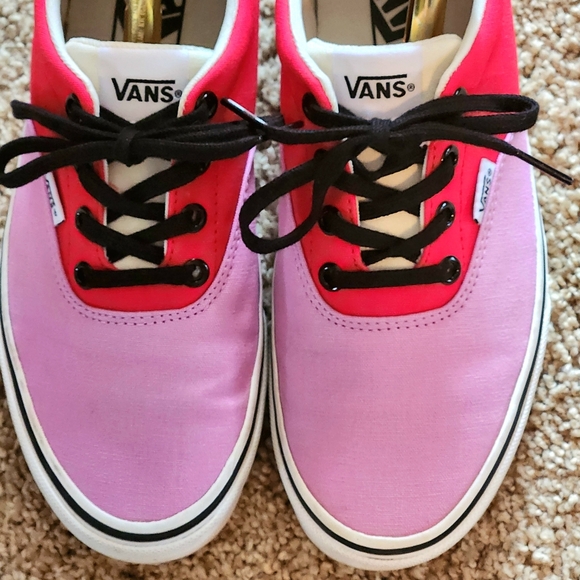 Vans womens Doheny shoe Size 8 Colors orchid red blue - Picture 7 of 11